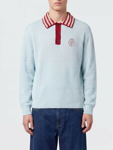 �h���[�� �h ���b�V�� DROLE DE MONSIEUR �Z�[�^�[ �j�b�g�E�F�A �����Y Knitwear LPO233CO292L Gnawed Blue �֐� �������� 2026AW gi