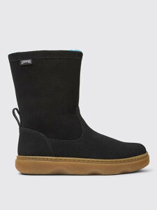 �J���y�[�� CAMPER �_�[�r�[�V���[�Y �V���[�Y �{�[�C�Y �u���b�N Derby shoes K900332-002 KIDO �֐� �������� 2023AW gi