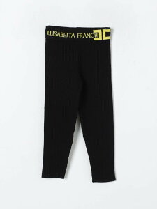 �G���U�x�b�^ �t�����L ELISABETTA FRANCHI LA MIA BAMBINA �Y�{�� �p���c �K�[���Y �u���b�N Trousers EFPA261CFL040 �֐� �������� 2025AW gi