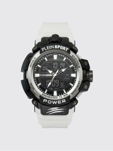 �v���C���X�|�[�c PLEIN SPORT ���v �����Y �z���C�g Watches PACAMWS0103SXV025N White �֐� �������� 2026AW gi