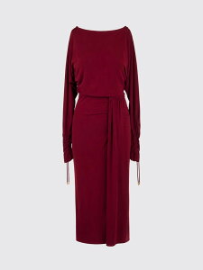 �}�b�N�X�}�[�� �X�e���f�B�I MAX MARA STUDIO �����s�[�X �h���X ���f�B�[�X ���b�h Dresses 2626626025600 Burgundy �֐� �������� 2026AW gi