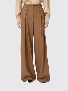 �}�b�N�X�}�[�� �X�e���f�B�I MAX MARA STUDIO �Y�{�� �p���c ���f�B�[�X �u���E�� Trousers 2626136052600 Brown �֐� �������� 2026AW gi