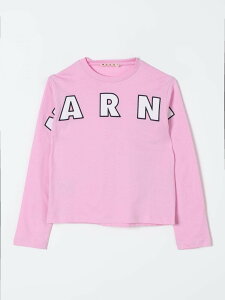 �}���j MARNI �����O�X���[�uT�V���c T�V���c �K�[���Y �s���N Long sleeve t-shirts M01263M00RF �֐� �������� 2024AW gi