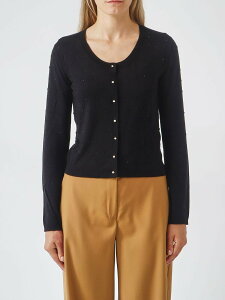 �}�b�N�X�}�[�� �X�e���f�B�I MAX MARA STUDIO �Z�[�^�[ �j�b�g�E�F�A ���f�B�[�X �u���b�N Knitwear 2626346015600 Black �֐� �������� 2026AW gi