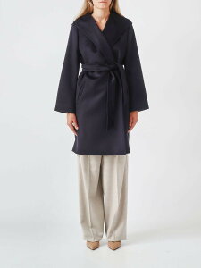 �}�b�N�X�}�[�� �X�e���f�B�I MAX MARA STUDIO �g�����`�R�[�g �R�[�g ���f�B�[�X �l�C�r�[ Coats and trench coats 2626016091600 Navy �֐� �������� 2026AW gi
