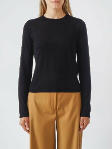 �}�b�N�X�}�[�� �X�e���f�B�I MAX MARA STUDIO �Z�[�^�[ �j�b�g�E�F�A ���f�B�[�X �u���b�N Knitwear 2626366015600 Black �֐� �������� 2026AW gi