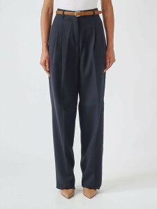 �}�b�N�X�}�[�� �X�e���f�B�I MAX MARA STUDIO �Y�{�� �p���c ���f�B�[�X �l�C�r�[ Trousers 2626136081600 Navy �֐� �������� 2026AW gi