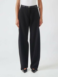 �}�b�N�X�}�[�� �X�e���f�B�I MAX MARA STUDIO �Y�{�� �p���c ���f�B�[�X �u���b�N Trousers 2626136015600 Black �֐� �������� 2026AW gi
