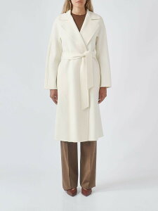 �}�b�N�X�}�[�� �X�e���f�B�I MAX MARA STUDIO �g�����`�R�[�g �R�[�g ���f�B�[�X �z���C�g Coats and trench coats 2626016021600 White �֐� �������� 2026AW gi