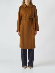 �}�b�N�X�}�[�� �X�e���f�B�I MAX MARA STUDIO �g�����`�R�[�g �R�[�g ���f�B�[�X �u���E�� Coats and trench coats 2626016061600 Camel �֐� �������� 2026AW gi