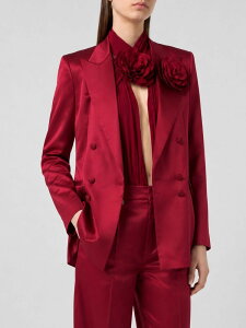 �t�B���b�v�v���C�� PHILIPP PLEIN �X�[�c�W���P�b�g �X�[�c �W���P�b�g ���f�B�[�X Suit Jackets FAFCWRF0815PTE003N Amaranth �֐� �������� 2026AW gi