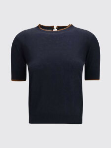 �}�b�N�X�}�[�� �X�e���f�B�I MAX MARA STUDIO �Z�[�^�[ �j�b�g�E�F�A ���f�B�[�X �u���[ Knitwear 2626366081600 Blue �֐� �������� 2026AW gi