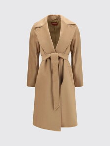 �}�b�N�X�}�[�� �X�e���f�B�I MAX MARA STUDIO �g�����`�R�[�g �R�[�g ���f�B�[�X �u���E�� Coats and trench coats 2626016081600 Brown �֐� �������� 2026AW gi