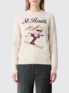 �G���V�[�c�[�Z�C���g�o�[�X MC2 SAINT BARTH �Z�[�^�[ �j�b�g�E�F�A ���f�B�[�X Knitwear QUE0018 Yellow Cream �֐� �������� 2026AW gi