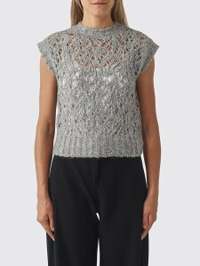 �}�b�N�X�}�[�� �X�e���f�B�I MAX MARA STUDIO �Z�[�^�[ �j�b�g�E�F�A ���f�B�[�X �O���[ Knitwear 2626356022600 Grey �֐� �������� 2026AW gi