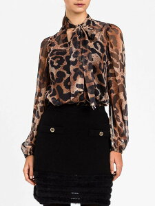 �A�e�B�`���[�h �c�C���Z�b�g ACTITUDE TWINSET �V���c ���f�B�[�X �}���`�J���[ Shirts 262AP2210 Multicolor �֐� �������� 2026AW gi