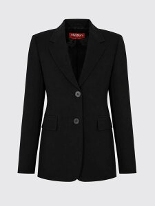 �}�b�N�X�}�[�� �X�e���f�B�I MAX MARA STUDIO �X�[�c�W���P�b�g �X�[�c �W���P�b�g ���f�B�[�X �u���b�N Suit Jackets 2626046055600 Black �֐� �������� 2026AW gi