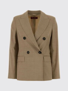 �}�b�N�X�}�[�� �X�e���f�B�I MAX MARA STUDIO �X�[�c�W���P�b�g �X�[�c �W���P�b�g ���f�B�[�X �x�[�W�� Suit Jackets 2626046031600 Beige �֐� �������� 2026AW gi
