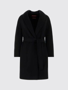 �}�b�N�X�}�[�� �X�e���f�B�I MAX MARA STUDIO �g�����`�R�[�g �R�[�g ���f�B�[�X �u���b�N Coats and trench coats 2626016031600 Black �֐� �������� 2026AW gi