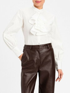 �A�e�B�`���[�h �c�C���Z�b�g ACTITUDE TWINSET �V���c ���f�B�[�X �z���C�g Shirts 262AP2410 White �֐� �������� 2026AW gi