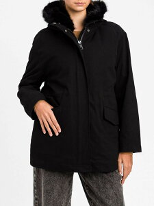 �A�e�B�`���[�h �c�C���Z�b�g ACTITUDE TWINSET �g�����`�R�[�g �R�[�g ���f�B�[�X �u���b�N Coats and trench coats 262AP2120 Black �֐� �������� 2026AW gi