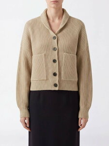 �g���[ �o�[�` TORY BURCH �Z�[�^�[ �j�b�g�E�F�A ���f�B�[�X �u���E�� Knitwear 179930 Brown �֐� �������� 2026AW gi