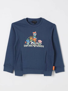 �G���|���I�E�A���}�[�j EMPORIO ARMANI �N���[�l�b�N�W�����p�[ �j�b�g�E�F�A �{�[�C�Y �u���[ Crew neck jumpers EB000270AF13552 �֐� �������� 2025AW gi