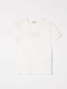 FENDI FENDI �����O�X���[�uT�V���c T�V���c �K�[���Y �z���C�g Long sleeve t-shirts JUI1747AJ �֐� �������� 2025AW gi