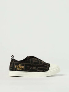 FENDI FENDI �t���b�g�X�j�[�J�[ �X�j�[�J�[ �{�[�C�Y Flat sneakers JMR462AJZE �֐� �������� 2025AW gi