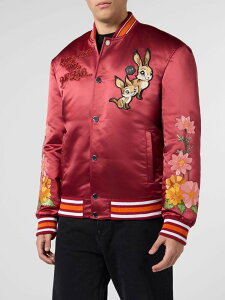 �t�B���b�v �v���C�� PHILIPP PLEIN �W���P�b�g �����Y Jackets AAECMRB2935PTE138N Amaranth �֐� �������� 2026AW gi