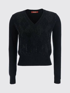 �}�b�N�X�}�[�� �X�e���f�B�I MAX MARA STUDIO �Z�[�^�[ �j�b�g�E�F�A ���f�B�[�X �u���b�N Knitwear 2626366032600 Black �֐� �������� 2026AW gi