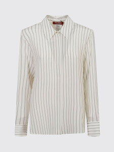 �}�b�N�X�}�[�� �X�e���f�B�I MAX MARA STUDIO �V���c ���f�B�[�X �z���C�g Shirts 2626116021600 White �֐� �������� 2026AW gi