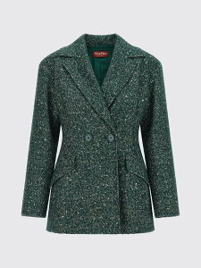 �}�b�N�X�}�[�� �X�e���f�B�I MAX MARA STUDIO �X�[�c�W���P�b�g �X�[�c �W���P�b�g ���f�B�[�X �O���[�� Suit Jackets 2626086042600 Green �֐� �������� 2026AW gi