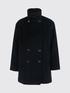 �}�b�N�X�}�[�� �X�e���f�B�I MAX MARA STUDIO �g�����`�R�[�g �R�[�g ���f�B�[�X �u���b�N Coats and trench coats 2626086052600 Black �֐� �������� 2026AW gi