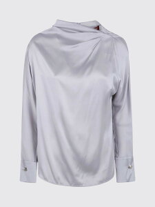 �}�b�N�X�}�[�� �X�e���f�B�I MAX MARA STUDIO �V���c ���f�B�[�X �O���[ Shirts 2626196022600 Grey �֐� �������� 2026AW gi
