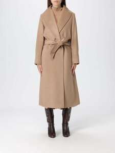 �}�b�N�X�}�[�� �X�e���f�B�I MAX MARA STUDIO �g�����`�R�[�g �R�[�g ���f�B�[�X �u���E�� Coats and trench coats 2526016192600 Camel �֐� �������� 2026AW gi
