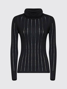 �}�b�N�X�}�[�� �X�e���f�B�I MAX MARA STUDIO �Z�[�^�[ �j�b�g�E�F�A ���f�B�[�X �u���b�N Knitwear 2626366051600 Black �֐� �������� 2026AW gi