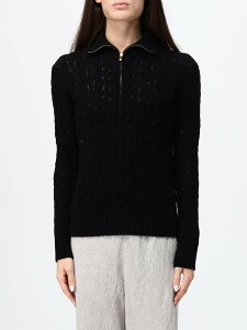 �}�b�N�X�}�[�� �X�e���f�B�I MAX MARA STUDIO �Z�[�^�[ �j�b�g�E�F�A ���f�B�[�X �u���b�N Knitwear 2626366132600 Black �֐� �������� 2026AW gi