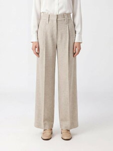 �u���l���N�`�l�� BRUNELLO CUCINELLI �Y�{�� �p���c ���f�B�[�X �x�[�W�� Trousers MD011P9368 Beige �֐� �������� 2026AW gi