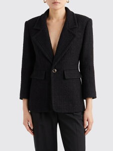 �C�� �T�����[���� SAINT LAURENT PARIS �X�[�c�W���P�b�g �X�[�c �W���P�b�g ���f�B�[�X �u���b�N Suit Jackets 873522Y3L62 Black �֐� �������� 2026AW gi