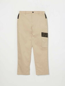 FENDI FENDI �Y�{�� �p���c �K�[���Y �x�[�W�� Trousers JMF508ADEH �֐� �������� 2026SS gi