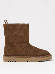 �t�F���f�B FENDI �u�[�c ���f�B�[�X �u���E�� Boots 8T8606ASA1 �֐� �������� 2025AW gi