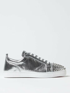�N���X�`�������u�^�� CHRISTIAN LOUBOUTIN �X�j�[�J�[ �����Y �V���o�[ Sneakers 1250206 �֐� �������� 2025SS gi