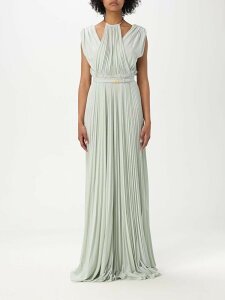 �G���U�x�b�^ �t�����L ELISABETTA FRANCHI �����s�[�X �h���X ���f�B�[�X Dresses ABR21 �֐� �������� 2025AW gi