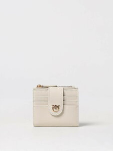 �s���R PINKO �J�[�h�z���_�[ ���z ���f�B�[�X �z���C�g Wallets and Card Holders 103610A0F1 �֐� �������� 2026SS gi