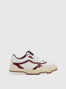 �O�b�` GUCCI �t���b�g�X�j�[�J�[ �X�j�[�J�[ �{�[�C�Y �z���C�g Flat sneakers 793062AAEDR �֐� �������� 2025SS gi