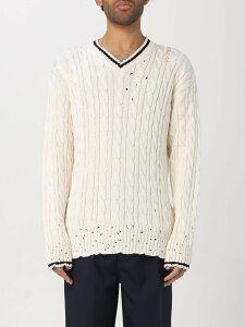 �}���j MARNI �Z�[�^�[ �j�b�g�E�F�A �����Y �z���C�g Knitwear CVMG0137Q0UFC656 �֐� �������� 2025AW gi