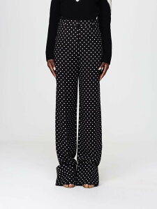 �o�����`�m VALENTINO �Y�{�� �p���c ���f�B�[�X �z���C�g Trousers 6B0RB6F098S �֐� �������� 2025AW gi