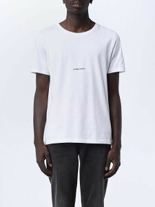 �C�� �T�����[���� SAINT LAURENT PARIS T�V���c �����Y �z���C�g T-shirts 464572YB2DQ �֐� �������� 2025AW gi