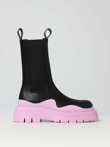 �{�b�e�K ���F�l�^ BOTTEGA VENETA �u�[�c ���f�B�[�X �u���b�N Boots 630297VBS50 �֐� �������� 2023AW gi
